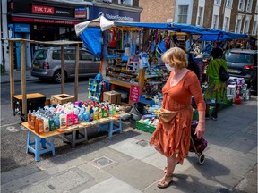 Cleaning products on sale at a stall in London, England. A surprising number of people do not know how to handle them properly, Christopher Labos writes.