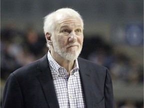 San Antonio Spurs coach Gregg Popovich.