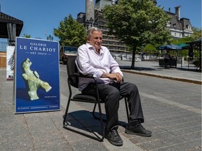 "I opened on May 25. We have not had one customer walk through the door," says Sam Namour of Le Galerie Chariot on Place Jacques-Cartier.