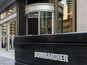 Bombardier's downtown Montreal headquarters in 2018.