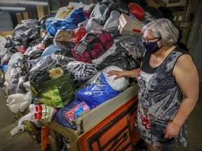 “There are people who come here to make donations — and then there are people who come here to dump their stuff,” says Denise Ouellette, general manager of the Société de St-Vincent de Paul de Montréal.