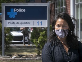 "We want (Montreal police chief Sylvain Caron) to explain why you allow your officers to use such brutal force against a 15-year-old girl, whose only offence was to be in the park and not do social distancing?” says Lisa Sim, whose daughter was arrested at an N.D.G. Park.
