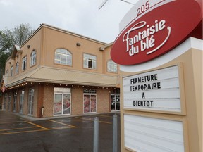 Mercier's Fantaisie du blé bakery remained closed Wednesday as a COVID-19 cluster has grown in and around the town.