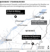 MAP: Quebec tornadoes