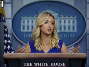 White House press secretary Kayleigh McEnany speaks during a briefing on July 24, 2020.