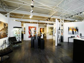 Dimension Plus offers a wide-ranging collection of contemporary art, from figurative to abstract.