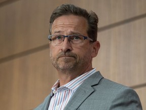 Bloc Québécois Leader Yves-François Blanchet is seen during a news conference, Tuesday, July 14, 2020 in Ottawa.