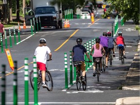 The motion to install the bike path on Terrebonne St. was approved by a unanimous vote on the borough's council.