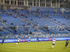 Saputo Stadium was nearly deserted Tuesday night, when the Impact returned to Major League Soccer play with a match against the Vancouver Whitecaps, beginning a series of six games against Canadian sides exclusively.