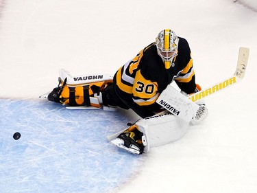 Matt Murray #30 of the Pittsburgh Penguins is unable to stop a shot from Jeff Petry #26 of the Montreal Canadiens to end Game One of the Eastern Conference Qualification Round prior to the 2020 NHL Stanley Cup Playoffs at Scotiabank Arena on August 01, 2020 in Toronto, Ontario. The Montreal Canadiens defeated the Pittsburgh Penguins 3-2 in overtime.