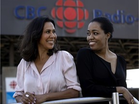 Isabelle Racicot, left, and Martine St-Victor at Maison Radio Canada in Montreal, on Thursday, August 6, 2020.