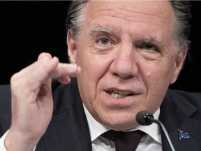 Premier François Legault's statement regarding Aaron Derfel on Thursday was called “unacceptable” and an attempt to intimidate the free press.