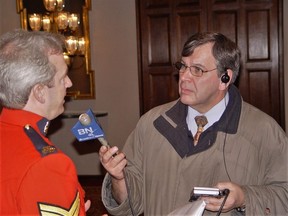 Peter Rakobowchuk, better known as Peter Ray, is seen in Montreal on Thursday, Nov. 23, 2006. Rakobowchuk, 71, a veteran journalist with