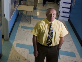 Chuck Poirier, principal of St. John Fisher school in Pointe-Claire in 2008.