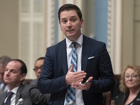 "We will not do anything to reduce the rights of the English-speaking community, about their rights to have services of the government of Quebec or their institutions," Simon Jolin-Barrette said.