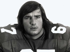 Offensive-tackle Dan Yochum fell in love with Montreal during nine seasons with the Alouettes. Dan Yochum in 1977.