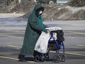 Queuing up at pharmacies and supermarkets will become bone-chilling in sub-zero weather, Josh Freed writes. So how about letting stores erect car shelters we see all over the suburbs, so we can line up outdoors while being indoors?