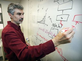 Dr. Yoshua Bengio in his office at Université de Montréal in 2019.