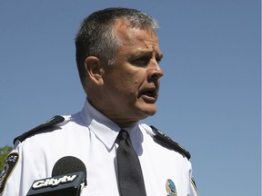 Montreal police Chief Sylvain Caron says his officers have been seizing more firearms and finding more weapons in the course of other operations.
