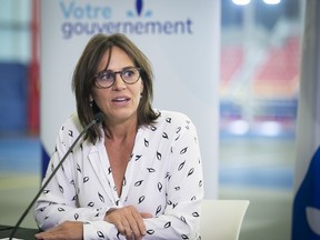 Isabelle Charest, junior education minister responsible for sports, says the government feels comfortable with the protocols that have been presented by the individual federations.