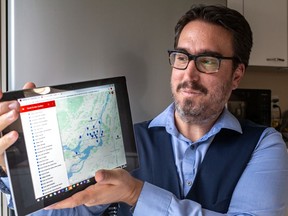 "It doesn't create fear — it just illustrates the deficiencies of the government," Olivier Drouin says of his website to track COVID-19 cases in Quebec schools.