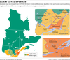 MAP: Quebec COVID-19 alert levels