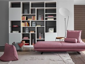 Moveable non-slip back cushions allow multiple configurations for work, lounge or sleep. Prado Adjustable Sofa, www.Ligne-Roset.com