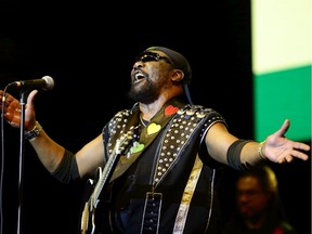 Hibbert of Toots and the Maytals performs on stage during day one of Formula 1 Singapore Grand Prix at Marina Bay St. Circuit on Sept. 20, 2019, in Singapore.