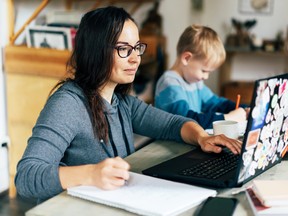 Employees had to deal with the learning curve of suddenly being without traditional office settings on an everyday basis.