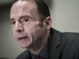 Timothy Ray Brown, known as the "Berlin Patient" and the only person to have been cured of AIDS, holds a press conference to announce the launch of the Timothy Ray Brown Foundation at the Westin City Center hotel on July 24, 2012 in Washington, DC.