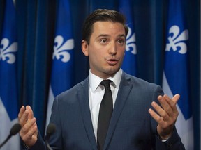 The decision follows news that three CAQ cabinet ministers — Simon Jolin-Barrette (in photo), François Bonnardel and Chantal Rousseau — had tested negative for COVID-19 following contact with Longueuil Mayor Sylvie Parent, who is infected.