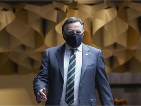Researchers noted a marked bump in mask usage in the days following a May 12 press conference during which Legault wore one for the first time.