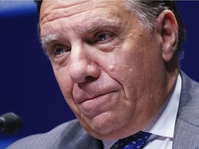 "We need to take responsibility and take difficult decisions," says Premier François Legault, seen in a file photo.