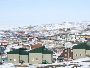 A scene from Iqaluit, Nunavut, on April 25, 2015.