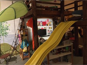 Alicen Willis, of the Treehouse Learning Space, shares a photo of how to set up  space for home-schooling.