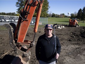 Lee Naylor is building a mini-putt course at Golf Dorval.