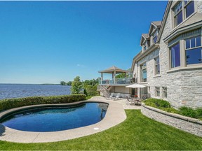 This Beaconsfield waterfront home recently sold for close to $3.5 million.
