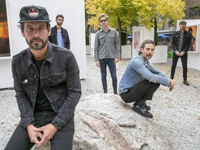 “One of the most poignant moments for me of this pandemic existence was the realization of how much we missed being able to play music in front of people,” says Sam Roberts, left, with his bandmates.
