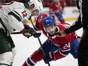 Phillip Danault posted 13-34-47 totals in 71 games last season to finish second on the Canadiens in scoring behind Tomas Tatar (22-39-61), won 54.5 per cent of his faceoffs and was a team-best plus-18.