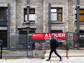 The facades on Ste-Catherine St. near Fort St. speak to the struggles of downtown merchants. “We have been asking the city for initiatives to attract clients to the downtown area on the weekends since way before the pandemic started,” said one business manager.