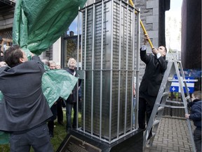 Forty years to the day after the War Measures Act was invoked by Prime Minister Pierre Trudeau, a monument to Quebecers incarcerated during that time was unveiled in Montreal, on Saturday October 16, 2010. Police arrested 497 people, of whom only 18 were ever convicted on any charge, Don Macpherson writes.