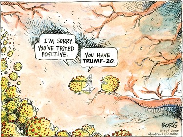 Editorial cartoon for Oct. 6, 2020