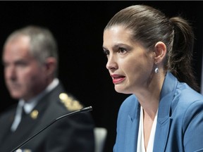 Quebec public security minister Geneviève Guilbault announced that four specialized squads within the three police forces would share in $27 million of funding.