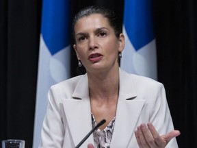 Public Security Minister Geneviève Guilbault is seen in a file photo.