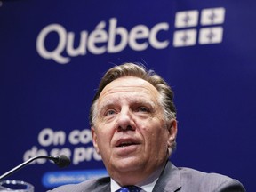 Quebec Premier François Legault said it appears restrictive measures put in place at the beginning of the month in the worst-hit areas are bearing fruit and thanked Quebecers for respecting the measures.