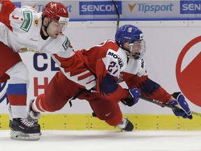 The Canadiens drafted Jan Mysak, right, of the Czech Republic 48th overall on Wednesday.