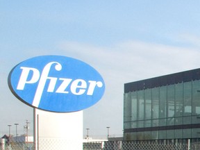 A view of the new expansion at Pfizer Canada, located in Kirkland, west of Montreal, on Nov. 13, 2010.