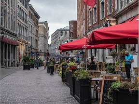 The COVID-19 pandemic has hit Old Montreal restaurants hard.