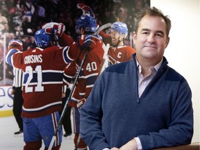 Geoff Molson, owner of the Canadians, in Montreal on Monday, Nov. 16, 2020.
