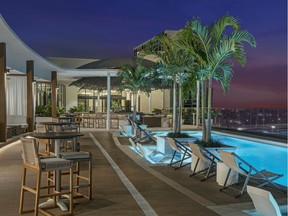 The Ben, part of Marriott International’s Autograph Collection, boasts a heated saltwater rooftop pool high above West Palm Beach.